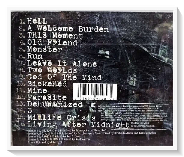 DISTURBED: The Lost Children - Album CD - Includes B-Sides & Rarities - Metal