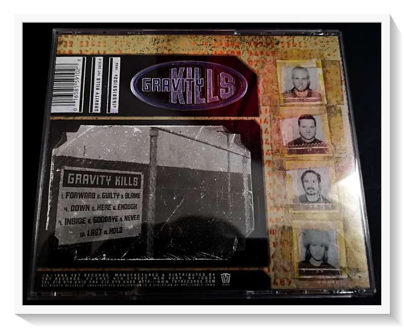 GRAVITY KILLS - Album Gravity Kills 1995 - Genre - Industrial - Casing & Disc in Excellent Condition