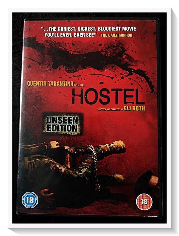 HOSTEL - A Quentin Tarantino Film - UNSEEN EDITION - Special Features - 18VHN - Disc & Casing: VG+