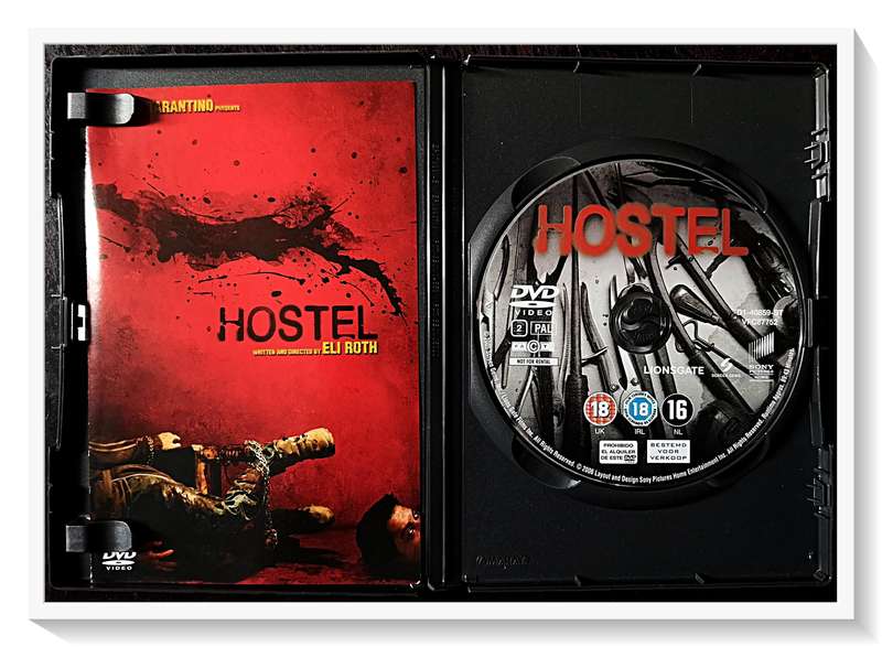 HOSTEL - A Quentin Tarantino Film - UNSEEN EDITION - Special Features - 18VHN - Disc & Casing: VG+