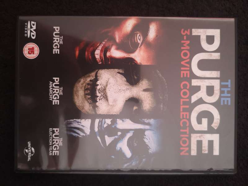 PURGE: The 3X Movie Collection - DVD - Horror/Thriller - LIKE NEW / Only One Disc was Viewed once *