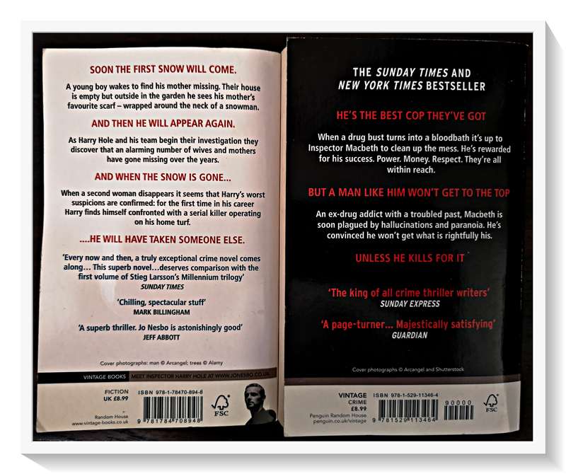 Jo Nesbo Novel Value Pack: The Snow Man & Macbeth - Condition: B (Good)