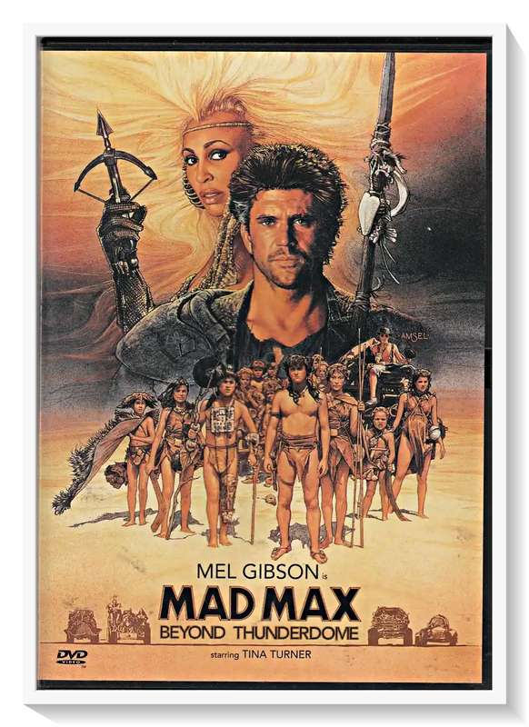 MAD MAX: Beyond the Thunderdome - 1985 - Genre: Post-Apocalyptic - Casing & Disc in A+ Condition
