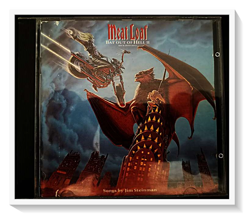 MEATLOAF Bat Out of Hell II - Songs by Jim Steinman - Booklet Cover and Disc - Plays Great*