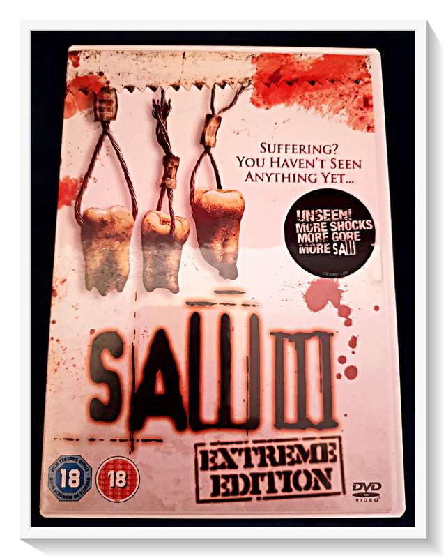 SAW III - Extreme Edition - Loads of Bonus Features - Disc and Casing in Excellent Condition (A+)