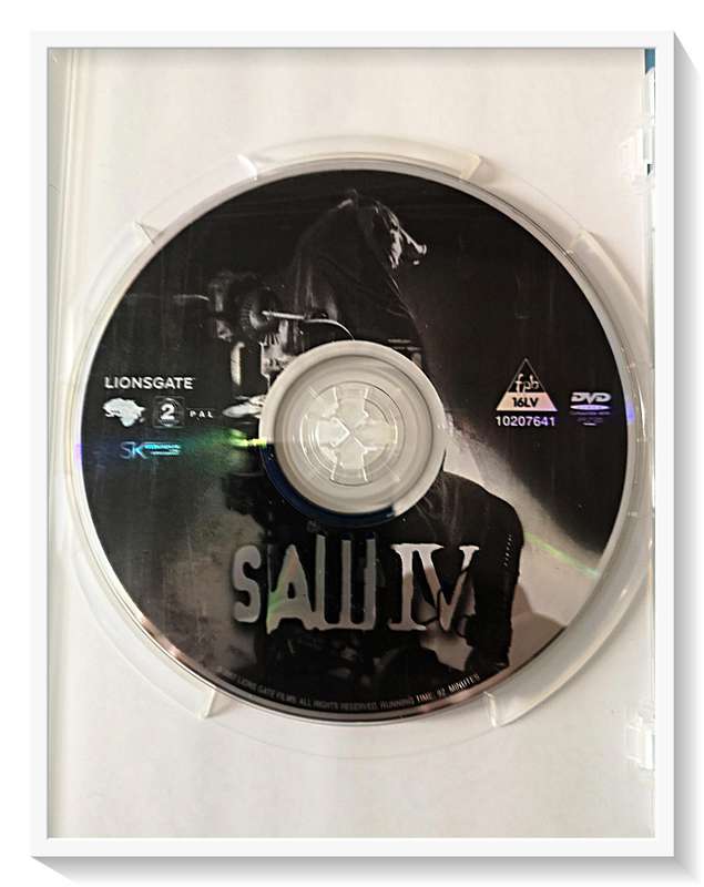 SAW IV - Genre - Abject Horror - DVD - Condition - Very Good - Cult ***