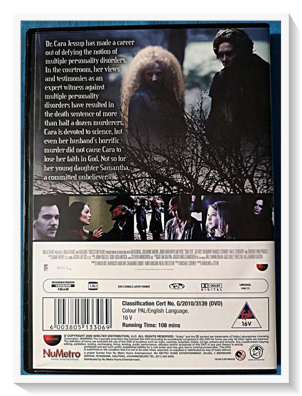 SHELTER - Genre - Horror - Mystery - DVD - Condition - Excellent