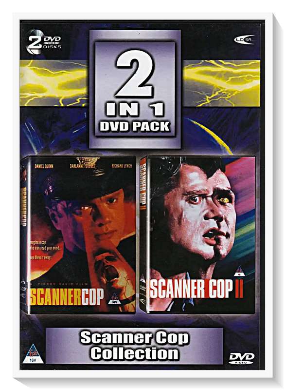 SCANNER COP I & SCANNER COP II - Double Feature - D. Cronenberg - Condition: Excellent***