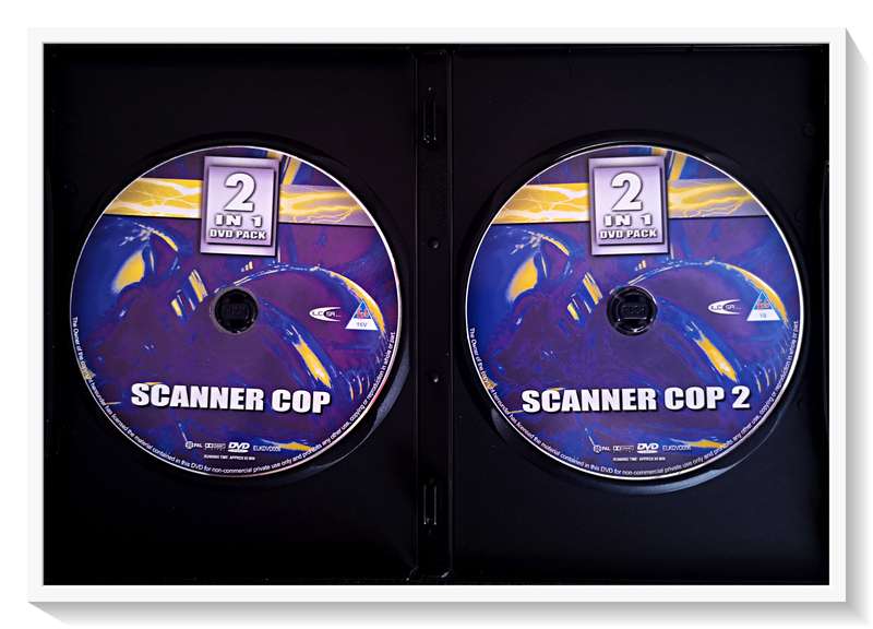 SCANNER COP I & SCANNER COP II - Double Feature - D. Cronenberg - Condition: Excellent***