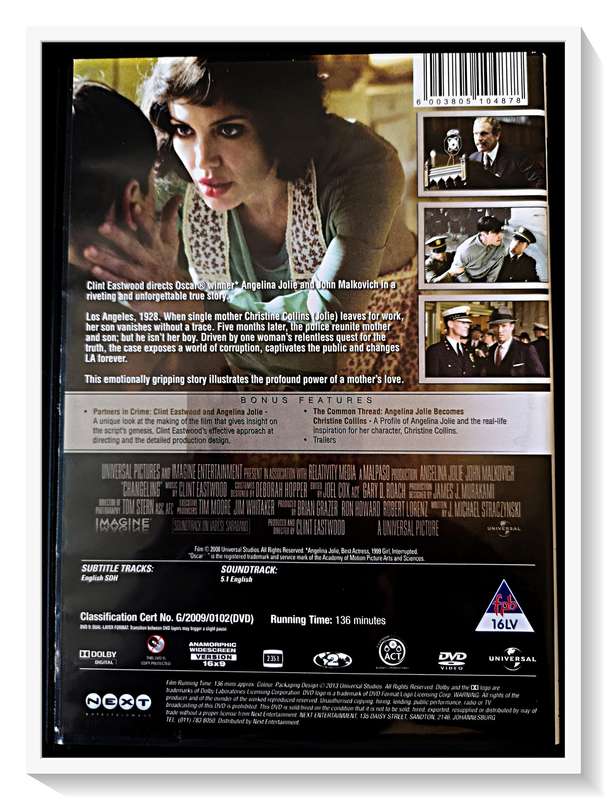 The Changeling - A True Story - John Malkovich - Casing and Disc in Excellent Condition