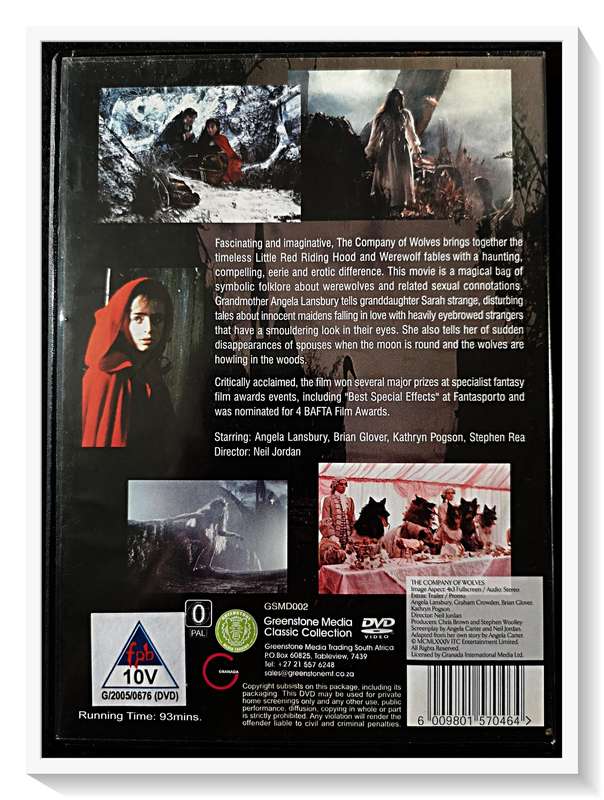 The Company of Wolves - Classic Horror - DVD - In Excellent Condition