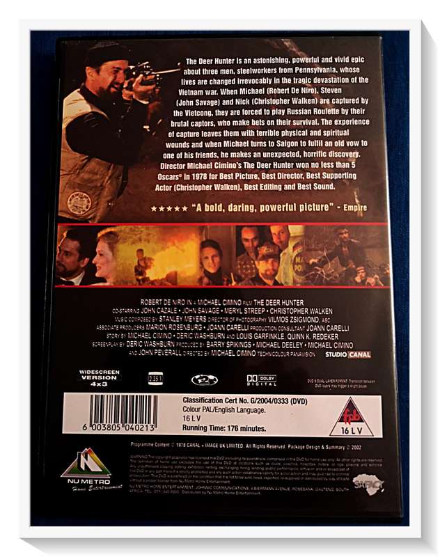 The Deer Hunter - CULT Classic - Robert De Niro - In Excellent Condition