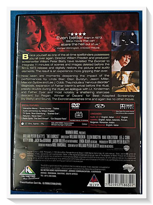 The Exorcist - William Peter Blatty - Cult Classic - In Excellent Condition