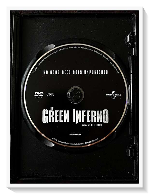 The Green Inferno - Genre Cannibal Horror - 18VHN - DVD - Disc and Casing in VG Condition