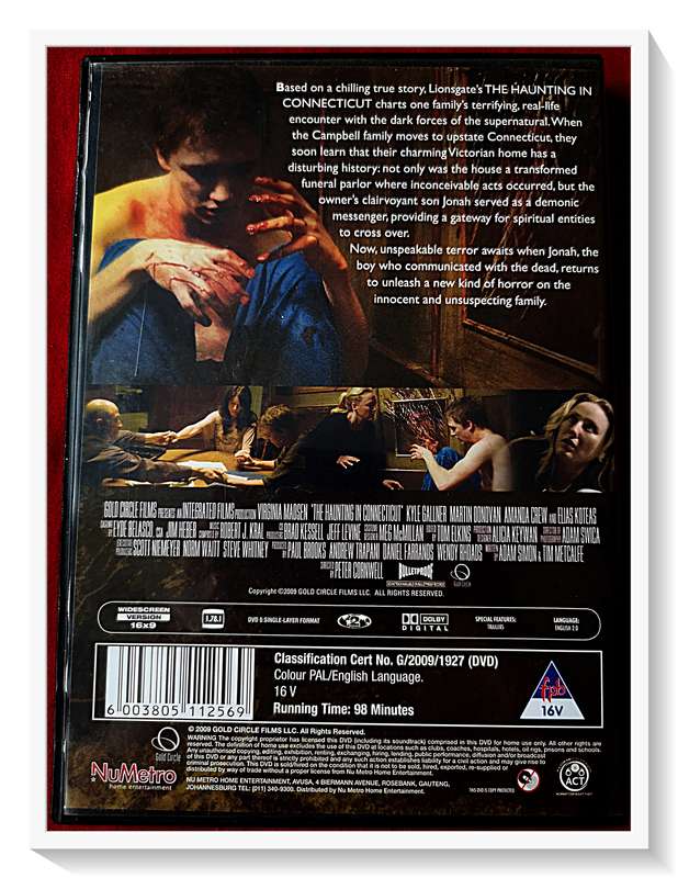 The Haunting in Connecticut - Horror - Based on True Events - Condition - Very Good