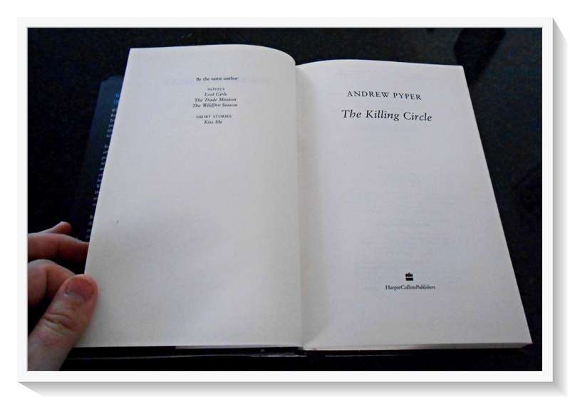 The Killing Circle: ANDREW PYPER - First Edition HarperCollins 2008 - Large Hardcover - Condition: A