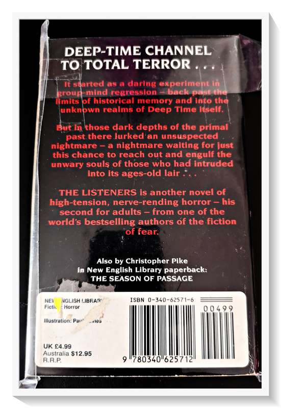 The Listeners by Christopher Pike Published by POINT HORROR - Paperback - Condition Excellent