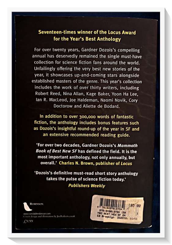 The Mammoth Book of BEST NEW SF 24 - Softcover - Book Condition: B+ to A (Very Good)