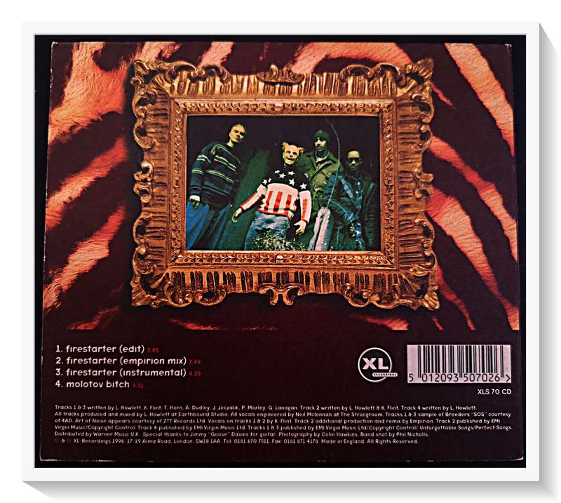 The Prodigy - Maxi CD - Firestarter Remixes plus Molotov Bitch Condition Excellent