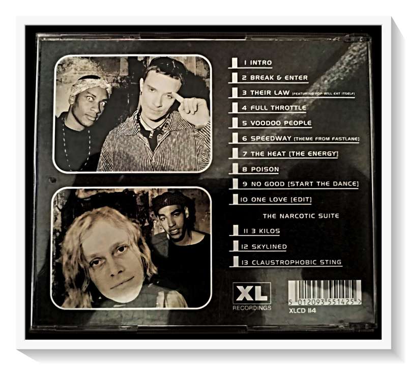 The Prodigy Music for the Jilted Generation Disc and Booklet in Very Good Condition