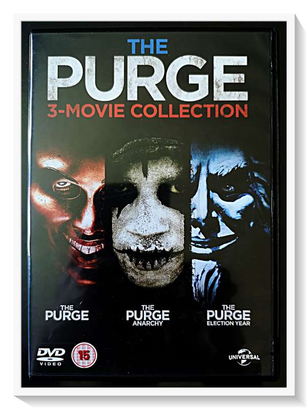 The Purge 1-3: 2-16VHL - The Terror Trilogy Collection - Condition: LIKE NEW (A+)