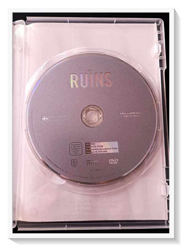 The Ruins plus Special Features - Ancient Evil - Horror - DVD - Casing and Disc Very Good