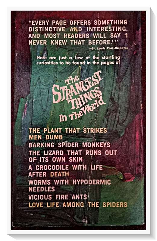 The Strangest Things in the World by Thomas Henry - A Collectable 1950s ACE Star Paperback