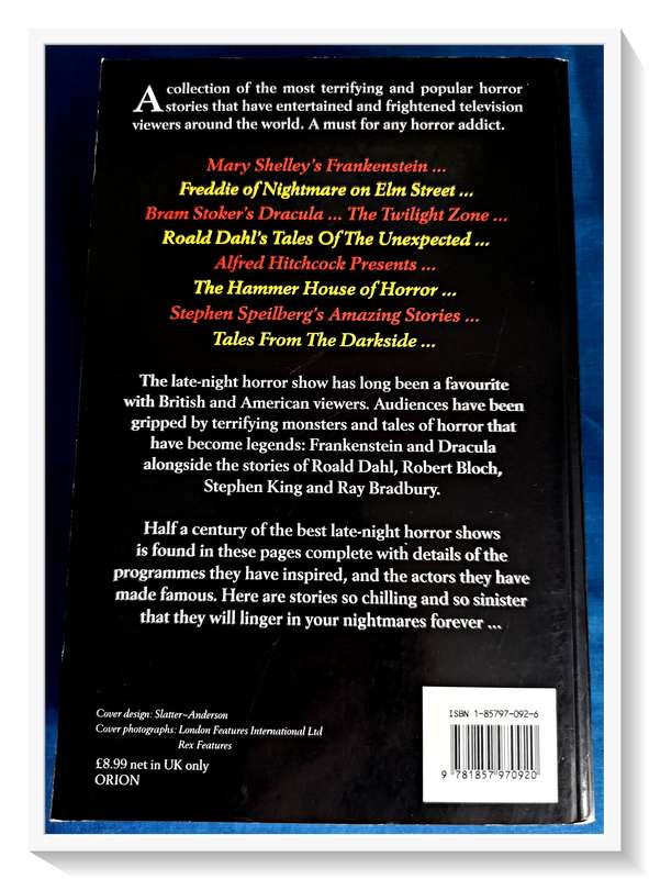 The Television Late Night Horror Omnibus - Ed. Peter Haining - ORION - Very Large Softcover*