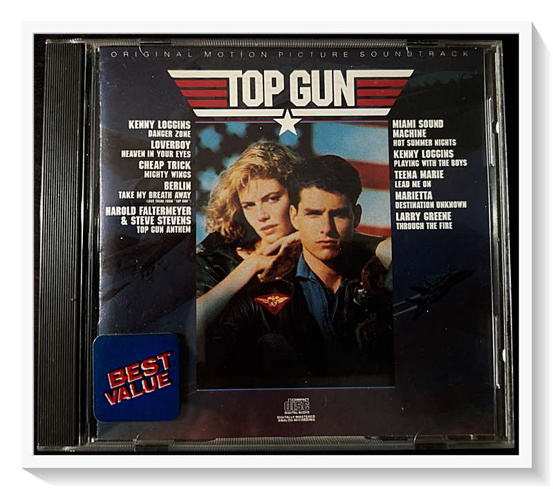 Top Gun Motion Picture Soundtrack disc and Casing in Excellent Condition***