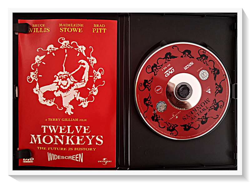 Twelve Monkeys - Cult Classic - Includes 87 Min Documentary - Disc & Casing: Condition: Very Good +