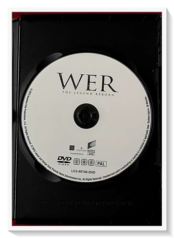 WER The Legend Reborn - Horror (Lycan Creature Feat.) - DVD - Cover and Disc in Excellent Condition