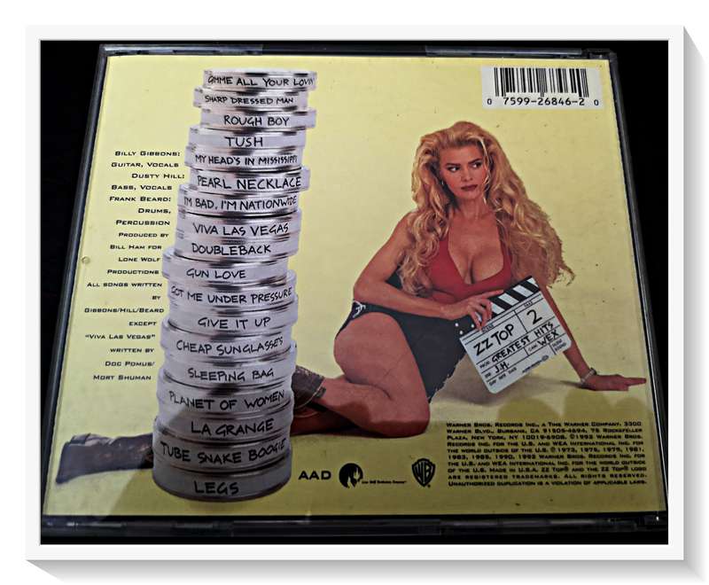 ZZ TOP - Album: Greatest Hits Album- Disc and Booklet Cover in Very Good Condition *****