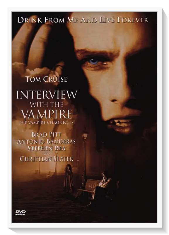 Interview with a Vampire (Anne Rice) - DVD - 2-16 NVH - Bonus Material - Disc & Casing A+
