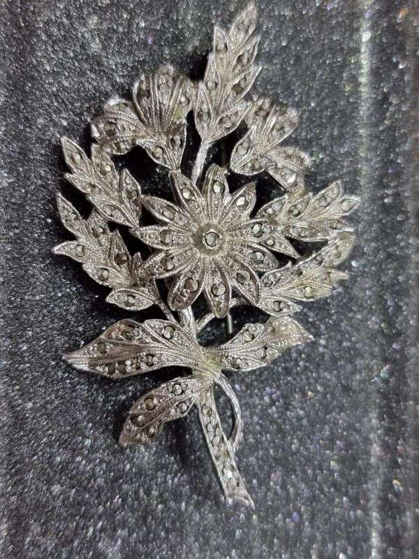 Vintage Marcasite Brooch