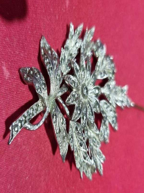 Vintage Marcasite Brooch