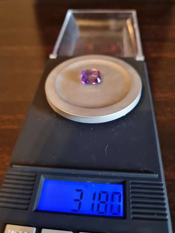 3.180 Carat Amethyst Fancy cut