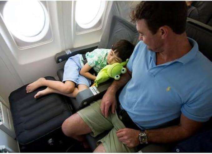 Plane Pal - The Airplane Seat Extender - Full Kit (With Pump)