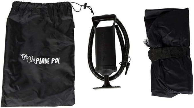 Plane Pal - The Airplane Seat Extender - Full Kit (With Pump)