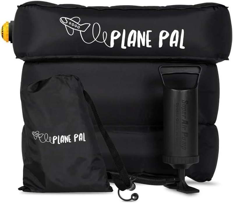Plane Pal - The Airplane Seat Extender - Full Kit (With Pump)