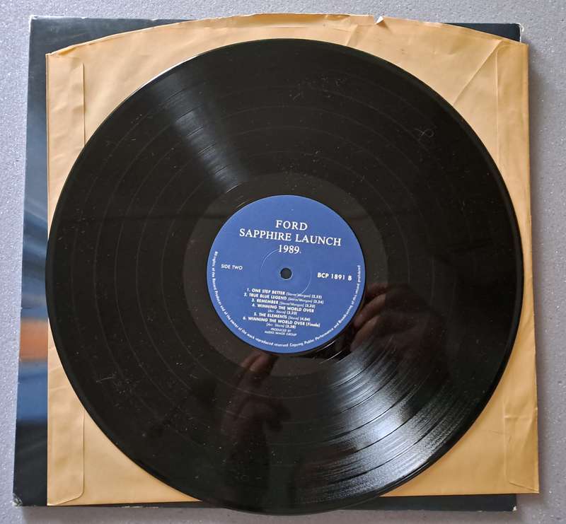 Ford Building a True Blue Legend LP record.