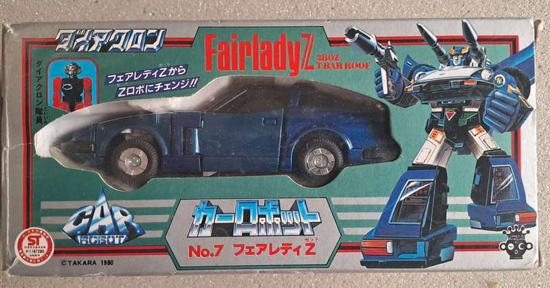 Rare vintage Takara Fairlady 280Z T-BAR Roof Transformer.