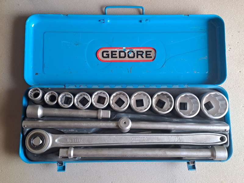Gedore socket set D32 EMZ 3/4" drive