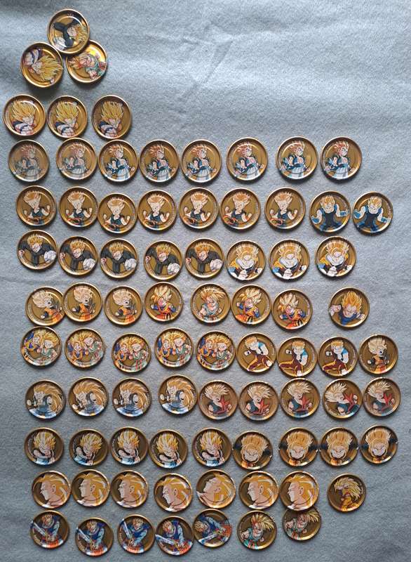 Simba Dragon Ball Z tazo lot.