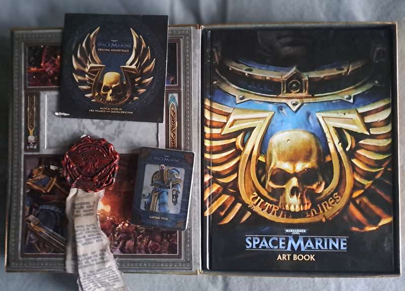 Xbox 360: Warhammer 40 000 Space Marine collector's edition.