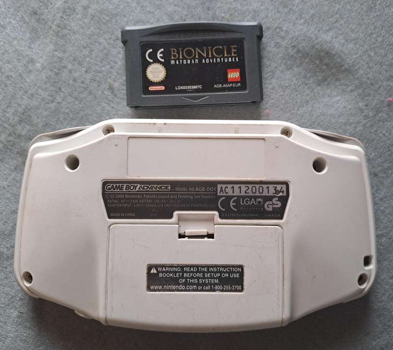 Two Nintendo Gameboy Advance.
