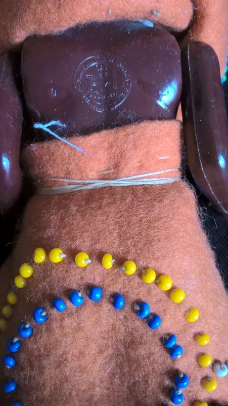 Rare South African made Traditional doll