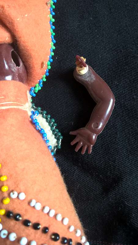 Rare South African made Traditional doll