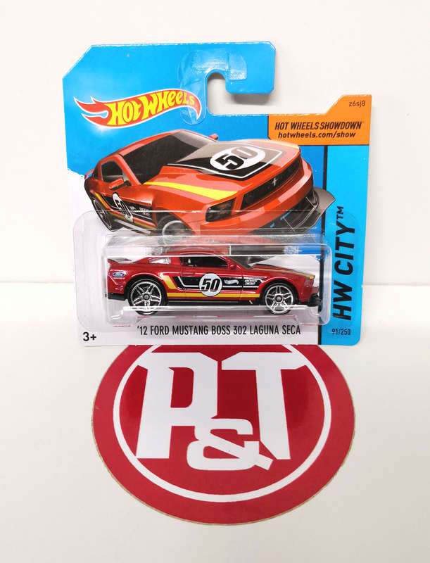 2014 Hot Wheels '12 Ford Mustang Boss 302 Leguna Seca