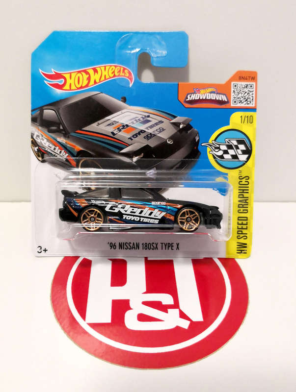 2016  Hot Wheels '96 Nissan 180SX Type X