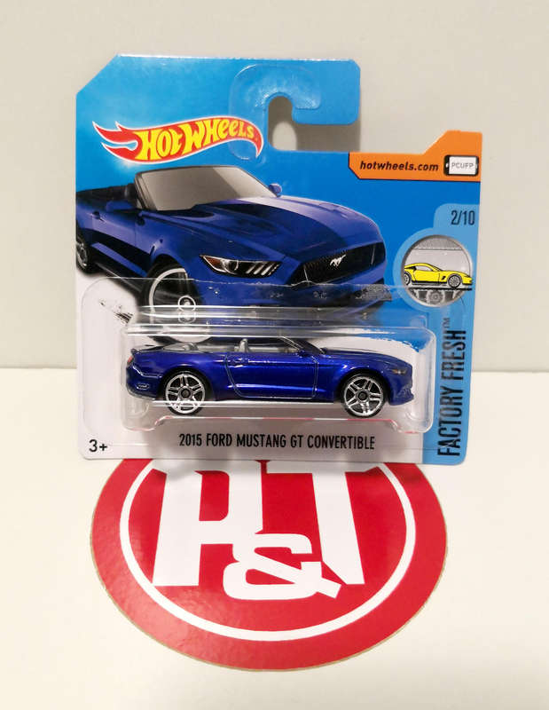 2017 Hot Wheels '15 Ford Mustang GT Convertible